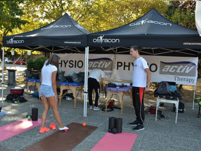 Ostracon και PHYSIO activ προσέφεραν υπηρεσίες αποθεραπείας στους δρομείς